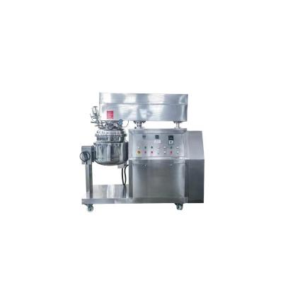 China Vacuum liquid viscous homogeneous paste mixer mayonnaise beauty cream emulsifying emulsifier making machine for sale