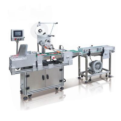 China Automatic Food Sticker Labeler Label Applicator Plastic Bag Labeling Machine Flat Paging Maker for sale