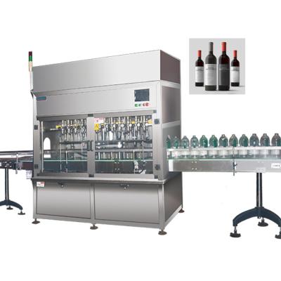 China Food Wine Beer Bottle Filling Machine Automatic Pharmaceutical Chemical Liquid Filling Packing Production Line for sale