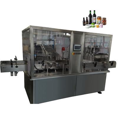 China Automatic Filling and Sealing Production Line Mineral Water Plastic Bottle Filling and Food Juce Lychee Beverage Capping Machinery for sale