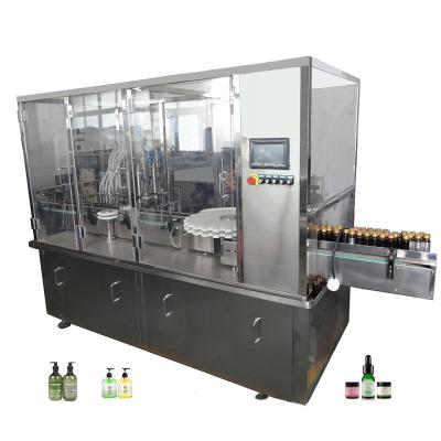 China Automatic High Quality Linear Food Filler Sealing Production Line Cosmetic Lotion Cream Paste Filling Capping Machine For Jar Bottle for sale