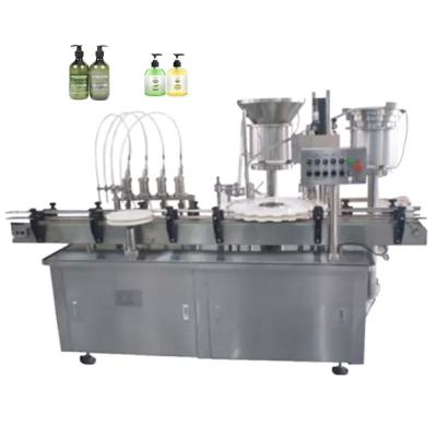 China Hot Vertical Alcohol Soap Liquid Vending Bottle Washer Vending Vial Filling Machine Production Line Liquid Fill and Capping Machine for sale