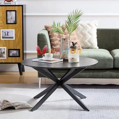 China (Height)Adjustable Coffee Table With Metal Sturdy Legs Side End Table Sofa Center Table For Living Room for sale