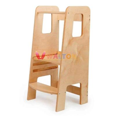 China (Height)Adjustable Kids Learning Stool Height Adjustable Kitchen Step Stool Kids Standing Lathe Parents Aid Kids Learning Stool for sale