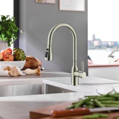 China Spray /Stream Factory Supply Custom Stainless Steel Pull Down Sink Mixer Faucets Water All Kitchen Faucet Mixer Tap For Kitchens Bathroom for sale