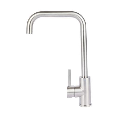 China Spray /Stream China Factory Supply Custom Logo Commercial Stainless Steel Vanity And Cold Kitchen Faucet Water Mixer Kitchen Tap for sale