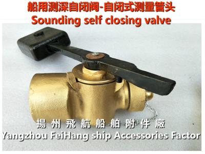 China Sounding self closing valve, self closing measuring head, bronze sounding self closing val for sale