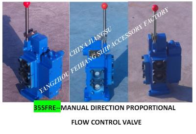 China Marine manual proportional valve, manual proportional flow valve, manual proportional directional valve 35SFRE-MO25-H3- for sale