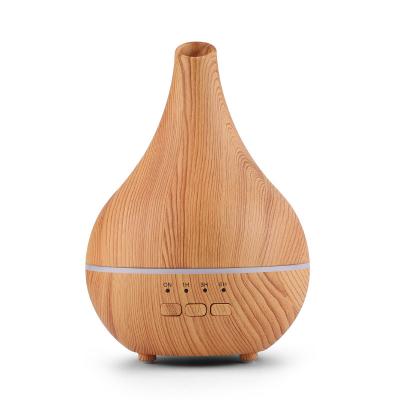 China Fashinable Wood Grain Fragrance Household Incense Colorful Lamp Atomized Essential Oil Aromatherapy Machine Office USB Diffuser Humidifier for sale