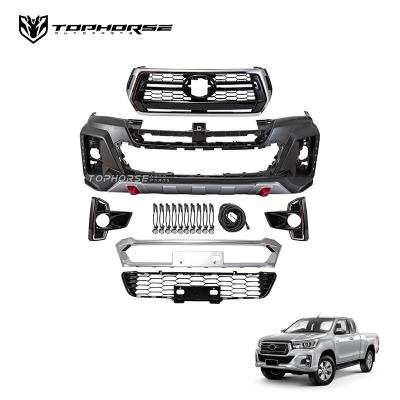 China PP Body Kit For Hilux Revo Rocco Front Bumper Grill Off Road 4x4 Accessories for sale