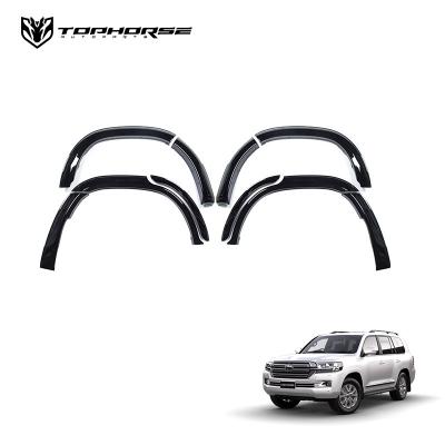 China PP New Arrival Wide Body Fender Flare For Land Cruiser 200 By 4X4 Accessories PP Material Wheel Front Car Trim for sale