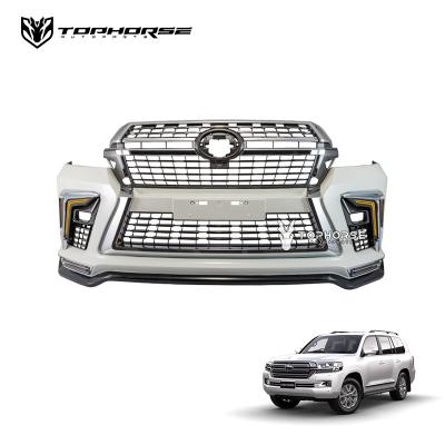 China pp for land cruiser lc200 elford edition facelift body kit front bumper vxr gxr uzj 4.0 5.6 2016-2021 for sale