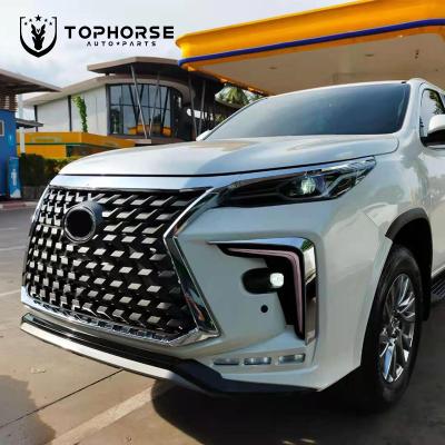 China 2021 New Arrival LX Style Body Kit For Fortuner Legender 4X4 Accessories Facelift Bumper 2020 Rise Kit for sale