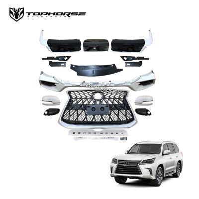 China 2016-2021 LX570 TR-D style bodyk kit black kuro edition bodykit FO lx450D front grill side bumper mirror LX570 for sale