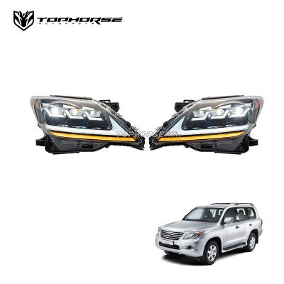 China 09-15 head light for lexu-s LX570 ront lights smoked LexusLX570 light plug and play for sale