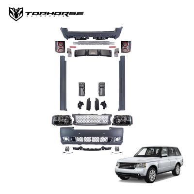 China New PP Upgrade Body Kit For Rang Rover Vogue L322 Autobiography Supercharged Land Rover Old Modle Upgrade To Bumper Head Lights New for sale