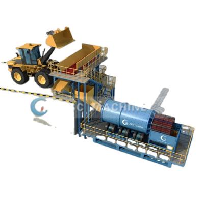 China Small Capacity Mineral Washing Ore/Sierra Leone Gold Mine Washing Recovery Machine Diamond Processing Trommel Diamond Wash Equipment Natural Plant for sale