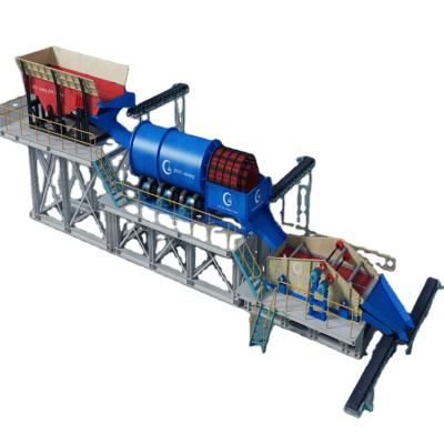 China Ore/mineral washing equipment Diamond Mining Separation Equipment Diamond and gold trommel washing plant for sale