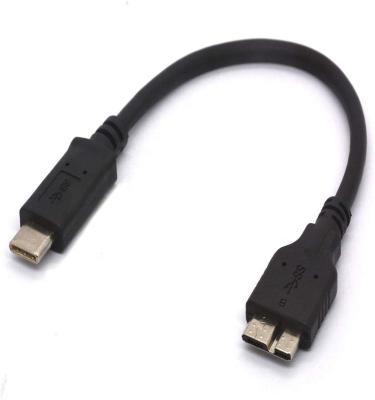 China Mobile Phone USB C to Micro USB Cable, Micro USB 3.1 to3.0 B for WD My Passport HDD Hard Disk (30cm) for sale