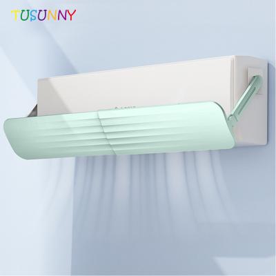 China Hot Selling Hanging Type Home Free Installation Adjustable Air Conditioner Wind Deflector for sale