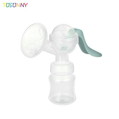 China New BPA Free Portable Breast Pump Manual Comfortable Maternity Breast Pump for sale