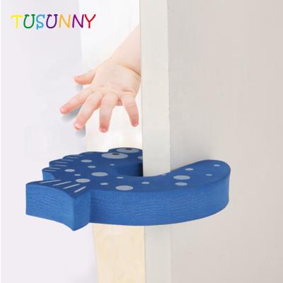 China Eco-freindly Tusunny Child Safety Gate Stopper Cute Animal Shape Anti Pinch Door Guard for sale