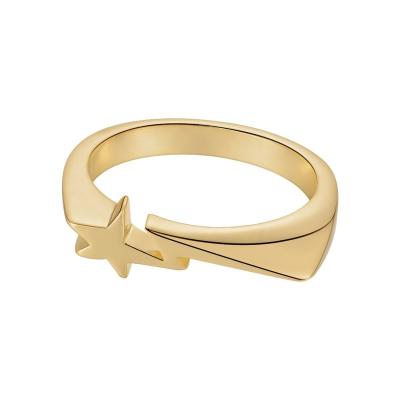 China FASHIONABLE Thunder Star Lightning Ring For Women Gift Ring Original Design 18K Gold Plated Brass Trendy Jewelry R224188 for sale