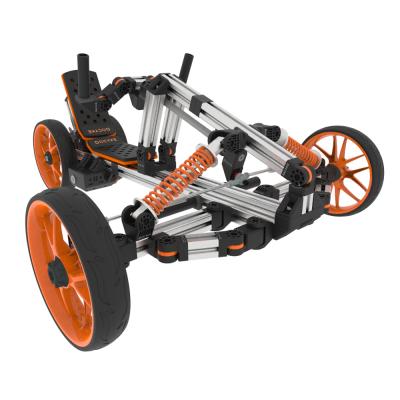 China Creative Aluminum Alloy Docyke Electric Go Kart KIT Rides Toy 2/3 Wheel Children Bike DIY Bicycle Toy for sale