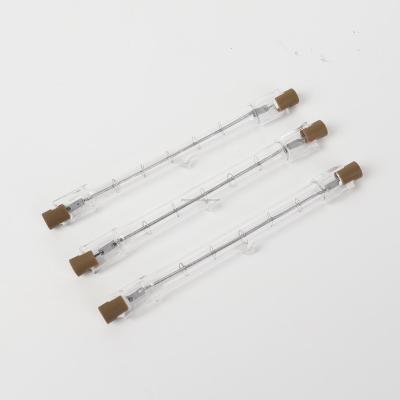 China Halogen Bulbs Lamp 500w R7s Double Glass Ended Filament Flood Light Quartz Iodine Tungsten Tube Lamp for sale