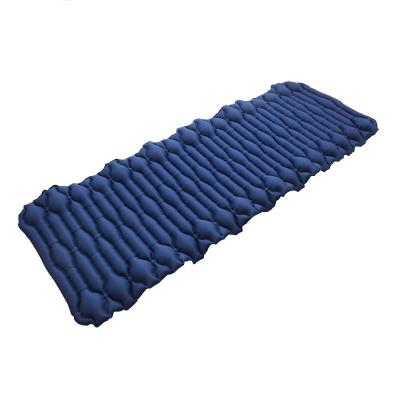 China Lightweight Outdoor High Quality Nylon Fabric Self-Inflating Sleeping Camping Mat With Carry Bags for sale