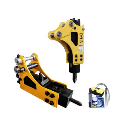 China Breaking Stone China Factory 30ton-50ton Excavator Side Type Mounted Hydraulic Breaker Hammer Breakers for sale