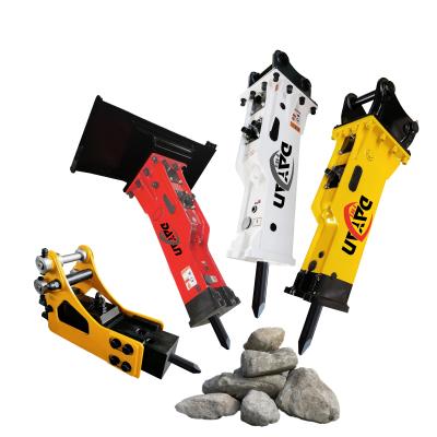 China Soosan Concrete Hammer Hydraulic Backhoe Loader Hydraulic Stone Breaker Rock Breaker Breaking for sale