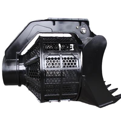 China Farms Screen Rotary Bucket Sell Well Excavator Rotary Screening Bucket Rotary Screen Bucket for sale