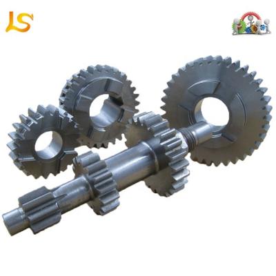 China Custom Small Metal Gear Industry Dual Module Spur Gear for sale