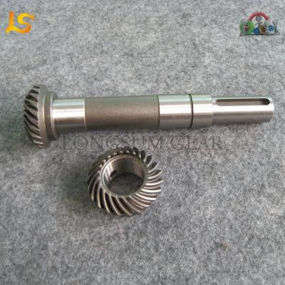 China Gleaoson Gearbox And Pinion Tooth Crown Bevel Gear for sale