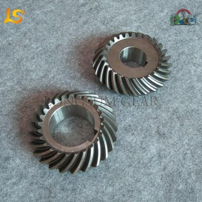 China Steel Material Gearbox Gear Crown Pinion Pinion Assembly Gear Bevel Gear for sale