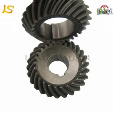 China Precision Machined Gearbox Crown Pinion For Tractors Bevel Gear for sale