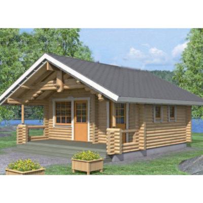 China Middle east Log cabins wooden house prefabricated ready made house knockdown wooden house for sale