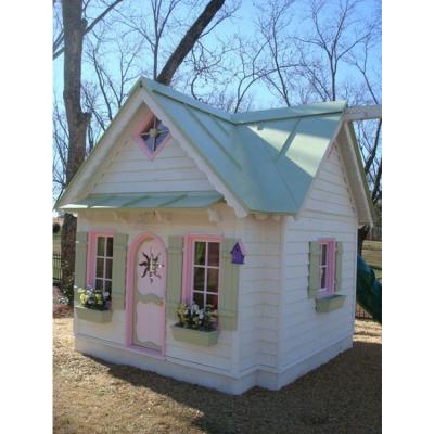 China Easily Assembled Outdoor Natural Wood Kids Cottage Wooden Houses for sale