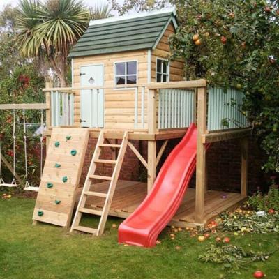 China Easily Assembled Outdoor Wholesale Cheap Prefab Wooden Kids Building for sale