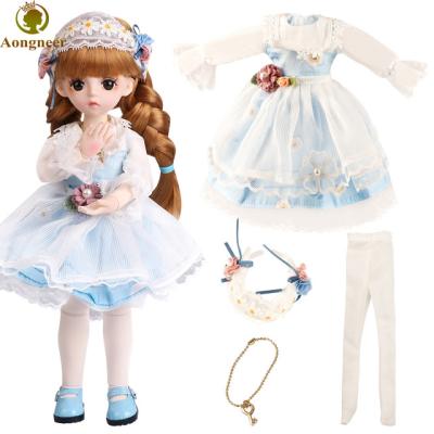 China Cartoon Toy Garden Series BJD Dolls Accessories Full Set Clothes Set For 1/6 Toy Doll Stocking Dress Underpants Outfits For 30CM Dolls for sale