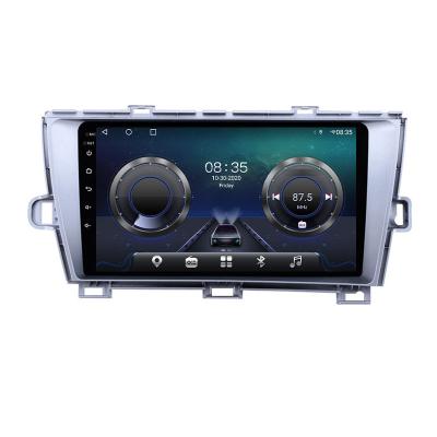 China Moto 9 Inch IPS DSP CARPLAY 4G+64G 6+128GB Android 10 GPS Navigation Radio For Toyota Prius 2009-2013 LHD RHD for sale