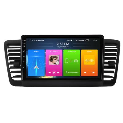 China Wanqi 9inch Android 10 Automotive Car Radio for Subaru Legacy Car Player 2004-2009 with navigation audio wifi gps dvd split screen BT for sale