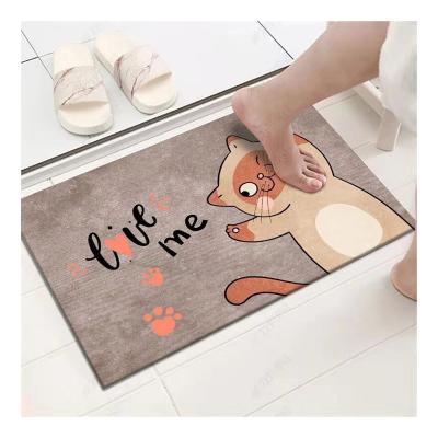 China Factory Wholesale Washable Microfiber Bath Mat,Bathroom Absorbent Blankets,Water Absorbed Bath Mat For Dining Room for sale