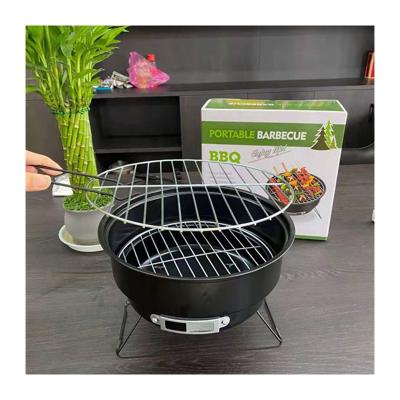 China Adjustable Outdoor Korean Mini BBQ Grill Portable Foldable Size Camping Charcoal Grilling Outdoor BBQ BBQ Grill for sale