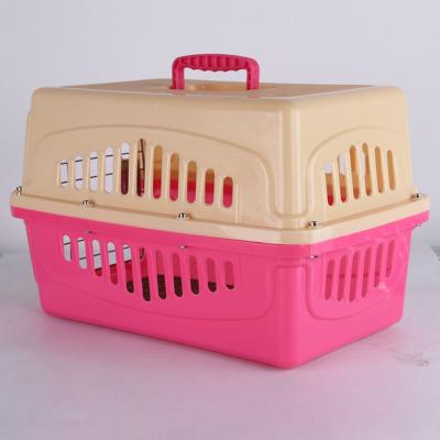 China Luxury Airline Stocked Approved Sturdy Durable Plastic Pet Cage Small Large Wheelie Pet Travel Carrier for sale