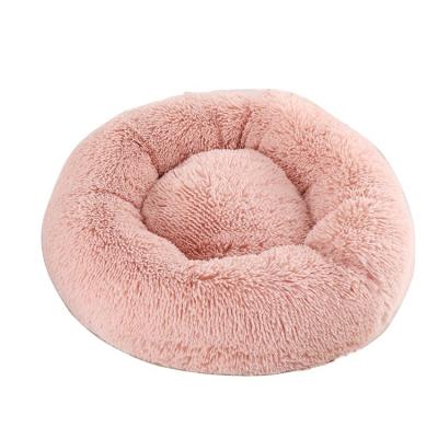 China Removable Washable Cover Factory Price Dog Beds , Zipper Closure Luxury Soft Detachable Faux Fur Cat Bed for sale