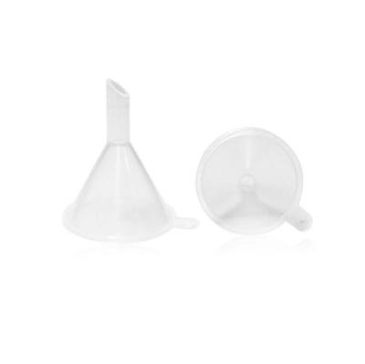 China Disposable Plastic Small Funnel PP Liquid Perfume Funnel Cosmetic Plastic PP Separation Funnel Mini for sale