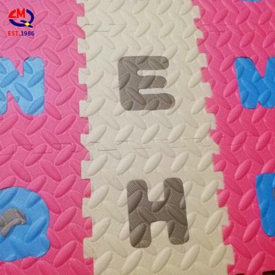 China Non-Toxic Children's Waterproof EVA Material Foam Folding Kids Blankets Interlocking Carpet Play Reversible Study Mat 36 Pieces Puzzle Mat for sale