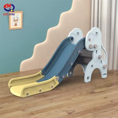 China Home Simple Design Safety Fold Plastic Slide Small Kindergarten Easy Detachable Indoor Cheap Plastic Toys for sale